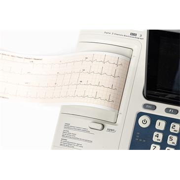 Electrocardiografo 3 canales con pantalla LCD a color 7"