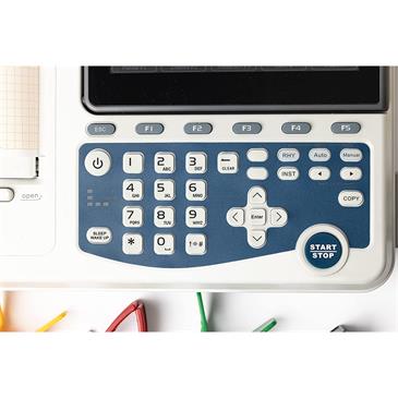 Electrocardiografo 3 canales con pantalla LCD a color 7"
