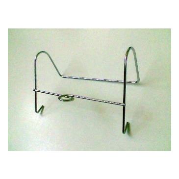 SOPORTE DE BOLSA DE ORINA PARA CAMA,  CROMADO.