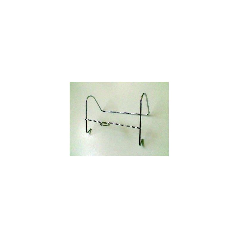 SOPORTE DE BOLSA DE ORINA PARA CAMA,  CROMADO.