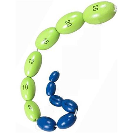 ORQUIDÓMETRO. CADENA DE 12 NUMEROS DE MADERA DE 1 A 25MM. ORQUIDÓMETRO. CADENA DE 12 NUMEROS DE MADERA DE 1 A 25MM.