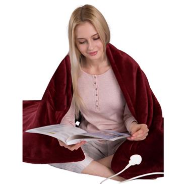 Manta electrica polar reversible 180 x 130 cm