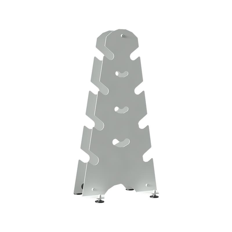 JUEGO DE MANCUERNAS CROMADAS .CON SOPORTE DE ACERO.