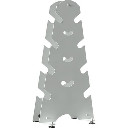 JUEGO DE MANCUERNAS CROMADAS .CON SOPORTE DE ACERO.