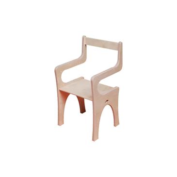 Silla de madera para electroterapia.