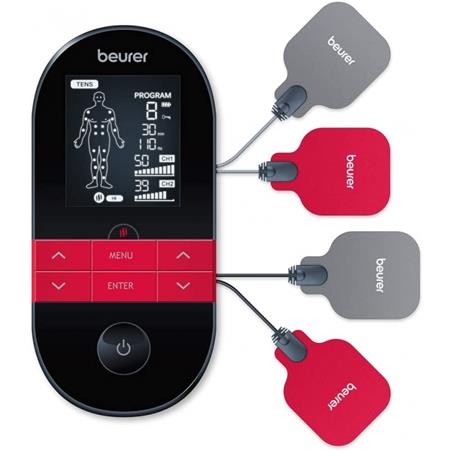 Electroestimulador de 2 canales con funcion calor Electroestimulador de 2 canales con funcion calor