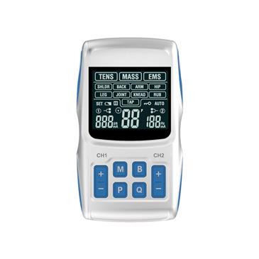 Electroestimulador 2 canales 3 en 1 con 36 programas
