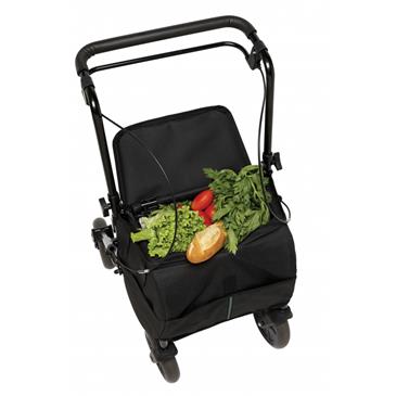 Rollator multifuncional con bolsa para compra