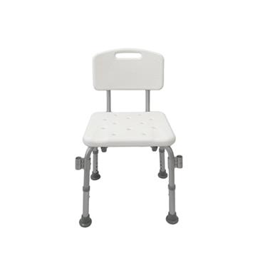 Silla de ducha regulable con reposabrazos