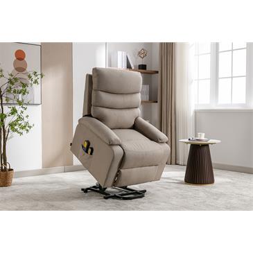 Sillón relax con función auto-ayuda. Color arena