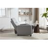 Sillón relax con sistema de reclinación manual, gris
