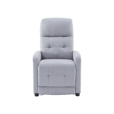 Sillón relax con sistema de reclinación manual, gris