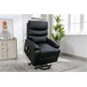 Sillon relax en piel sintetica con funcion auto-ayuda. Color negro