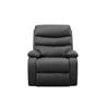 Sillon acolchado levanta personas con masaje y calor lumbrar. Color negro