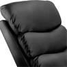 Sillon acolchado levanta personas con masaje y calor lumbrar. Color negro