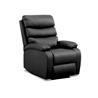 Sillon acolchado levanta personas con masaje y calor lumbrar. Color negro