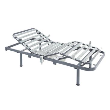 Cama articulada electrica Nules con patas fijas y lamas madera