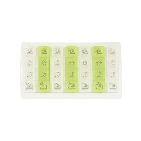Pastillero con símbolos semanal de 4 tomas Pastillero con símbolos semanal de 4 tomas