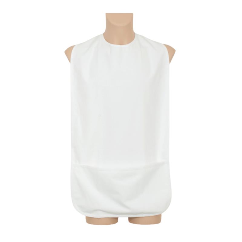 Babero reutilizable impermeable con bolsillo