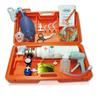 Maleta de emergencia oxigenoterapia con botella cargada 2L con asp. manual