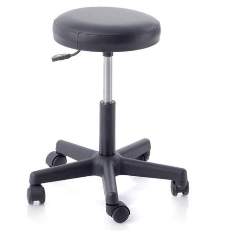 TABURETE SIN RESPALDO. BASE DE ABS INYECTADO.