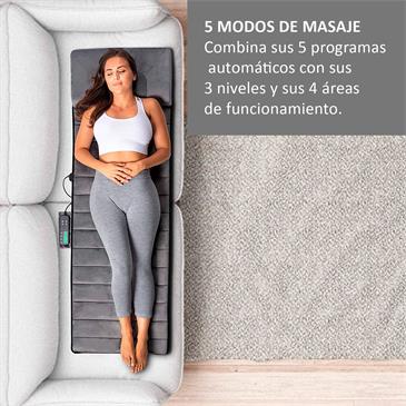 Colchoneta de masaje y almohada Shiatsu con calor lumbar