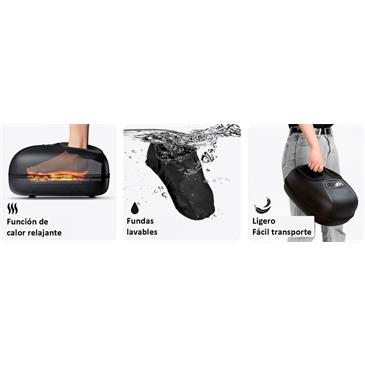 Masajeador de pies electrico shiatsu con calor