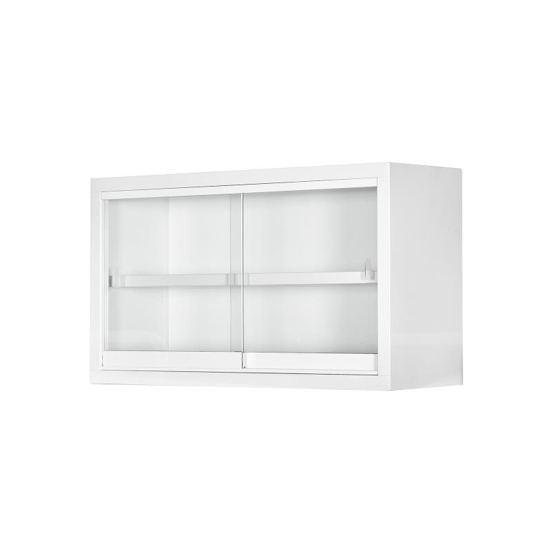Vitrina mural de pared epoxi 120x30x60 cm