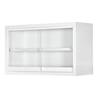 Vitrina mural de pared epoxi 120x30x60 cm