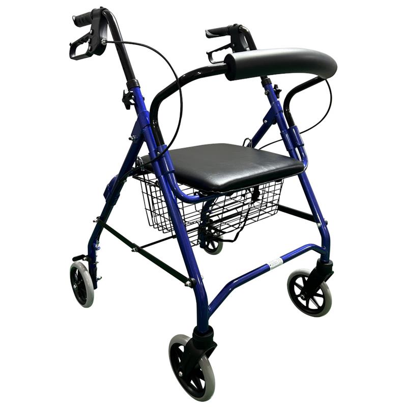 Rollator de aluminio con frenos