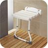 Asiento de ducha abatible con patas