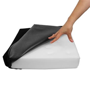 Cojín antiescaras visco 42x8x42 cm con funda impermeable