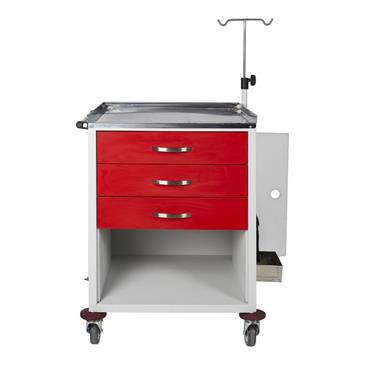 Carro de emergencia 3 cajones epoxi