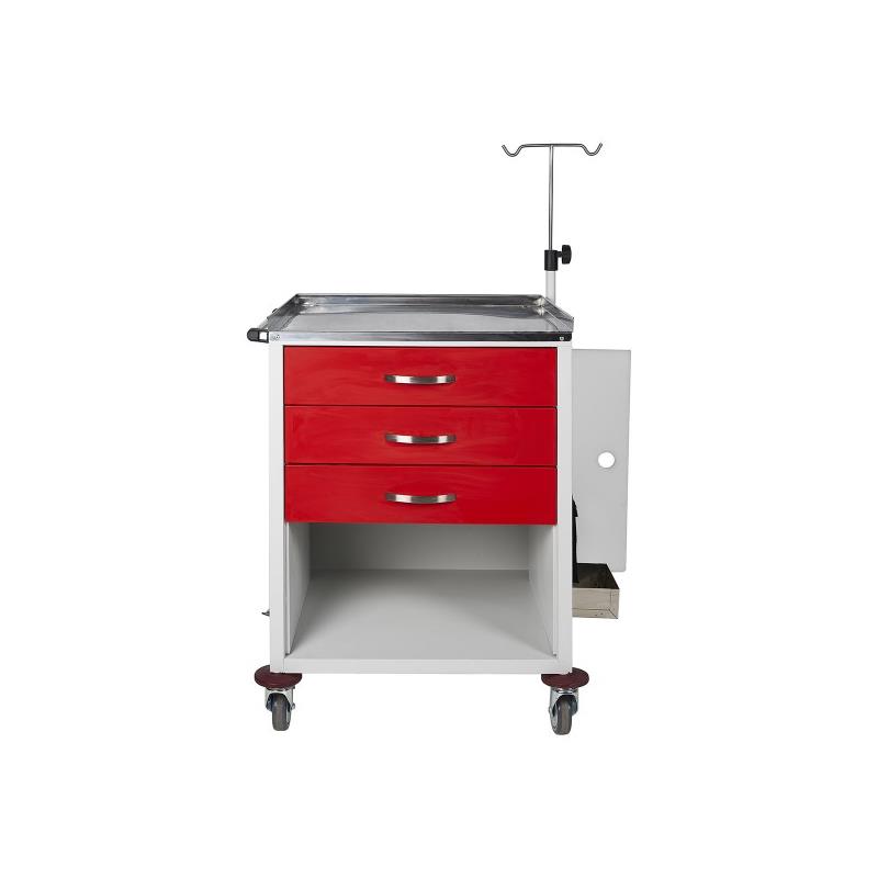 Carro de emergencia 3 cajones epoxi