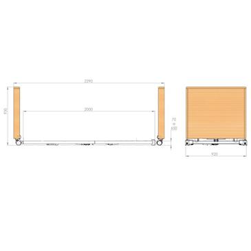 Cama alzheimer cota 0 modelo Ambar Premium
