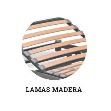 Cama+carro elevador Nules Plus completa, lamas madera+colchón pol+montaje