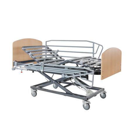Cama+carro elevador Nules Plus completa, lamas madera+colchón pol+montaje