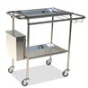 Carro para curas 2 bandejas inox.