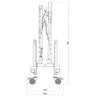 Cama electrica plegable 4 planos OVAL con trend/antitrend y accesorios