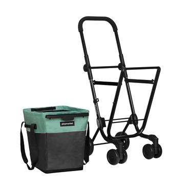 Carro de la compra EASY GO. Color Grey-Aquamarine