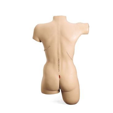 Simulador de vendajes torso femenino