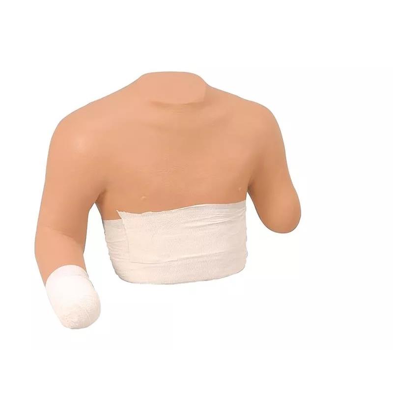 Torso humano para simulaciones de vendaje