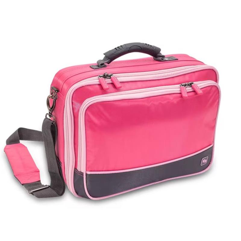 Maletin de enfermeria compacto. Color rosa