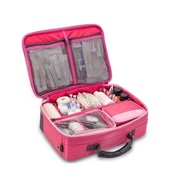 Maletin de enfermeria compacto. Color rosa