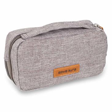 Estuche para diabéticos. Color gris