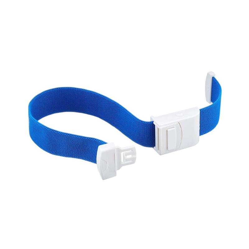 Torniquete hemostatico color azul. Sin latex