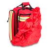 Mochila emergencias de soporte vital básico. Color rojo