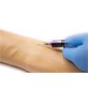 Brazo de entrenamiento para inyección e infusión intravenosa