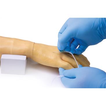 Brazo de entrenamiento para inyección e infusión intravenosa