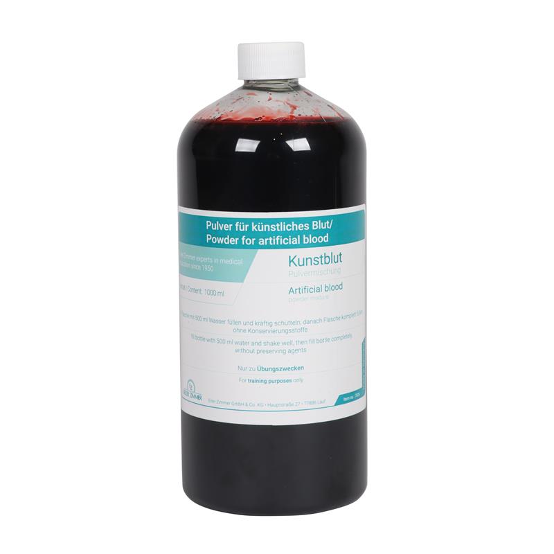 Polvo de sangre para 1000 ml de sangre falsa